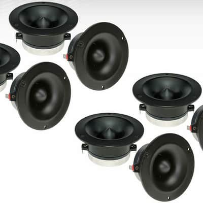 8x B&C DE35 Tweeter 1.25 inches 50W Neodymium Mylar Bullet Tweeter 8-Ohm (EIGHT) image 1