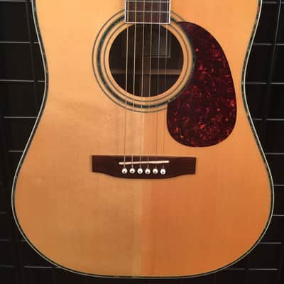 1990’s Sigma by Martin (Korea) DR-41 Dreadnought Acoustic Guitar w/ Hardshell Case image 2
