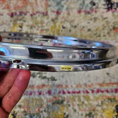 Slingerland Stick Saver 12" 6-Lug Hoop Rack Tom Chrome - New Old Stock image 3