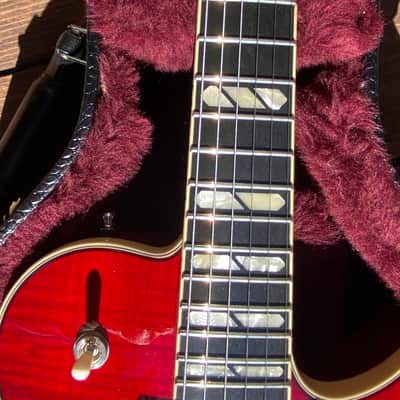 Godin Summit Classic Supreme LTD 2020 Cherry Burst Killer Flame, Pro Set, El Rayo Pickups, A Rocker! image 6