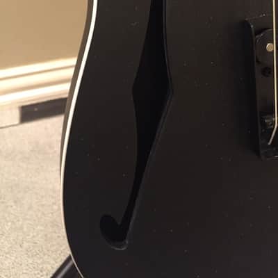Firefly FFTH Thinline Tele Style Semi Hollow Body Guitar 2020 Satin Black image 5