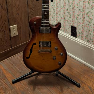 2016 PRS S2 Singlecut Semi-Hollow w/SKB waterproof case image 3
