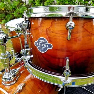 Sonor Ascent Jazz, Heavy German Beech, 12/14/18 w/ 6.5" Snare, Burnt Fade Lacquer, Local Pickup Only image 17