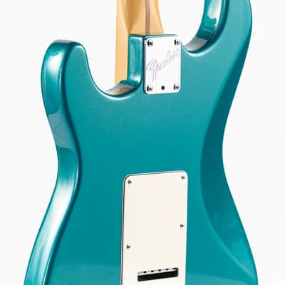 USED 1995 Fender American Standard Limited Edition Stratocaster Electric Guitar - Ocean Turquoise with Matching Headstock image 12
