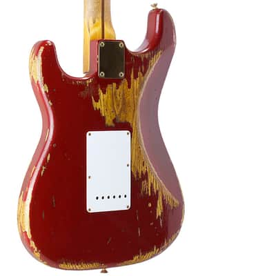 2014 Fender Custom Shop '54 Stratocaster Relic, Cimarron Red image 5