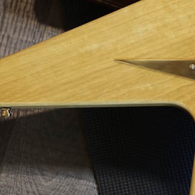 Minty! 2024 Gibson Custom Shop '58 Korina Flying V Reissue Electric Guitar Natural + COA OHSC image 5