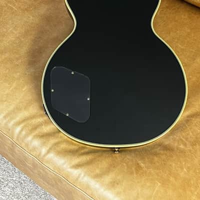 2015 Epiphone by Gibson Les Paul Custom Black Beauty Triple Pickup Electric guitar ebony VGC image 12