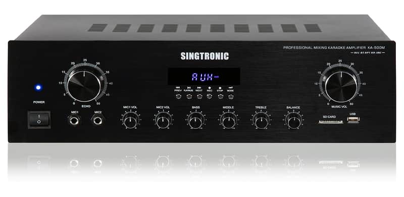 Singtronic KA-500M Professional 1000W Amplifier Karaoke Optical, Arc, Recording - Thumbnail 2