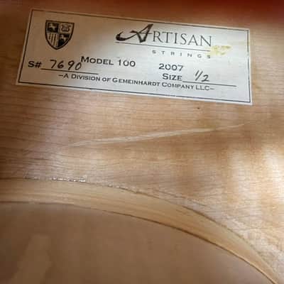 Artisan Strings Model 100 1/2 Cello 2007 SN 7690 image 10