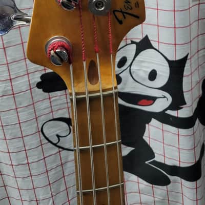 1977 Fender Precision Bass, Pelham Blue, hard case image 4