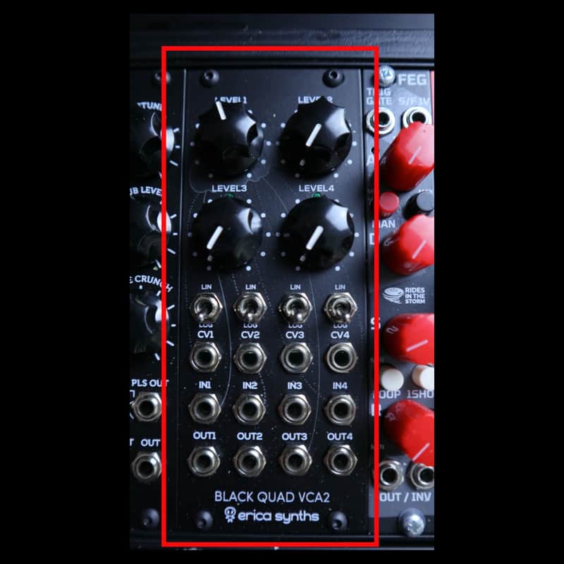 Erica Synths Black Quad VCA2 2014 - 2020 - Black Bild 1