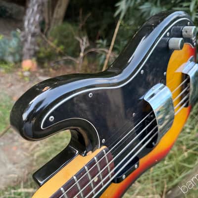 1977 Fender Precision Bass - Sunburst with Rosewood Fretboard - OHSC image 9