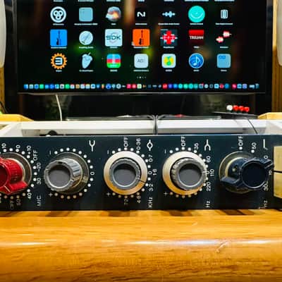 Neve 1073 Mic / Line Input Module with 3-Band EQ 1970s - RAF Blue Grey image 1