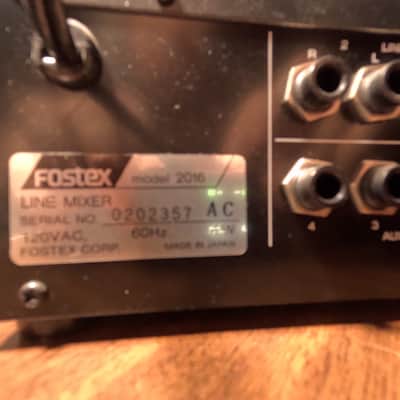 Fostex Model 2016 Rack Line Mixer image 2