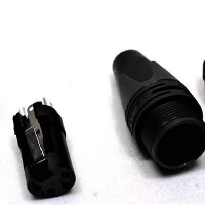 (2) Two Genuine NEUTRIK NC4FXX 4-Pin XLR Female Cable Mount Connector - Nickel image 5