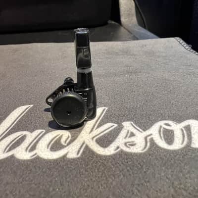 Hipshot Locking Tuners 6 inline LEFT-HANDED Non-Staggered Open-Gear Grip-Locking - BLACK image 3