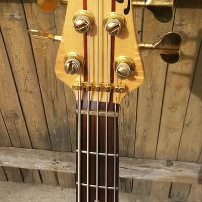 Wal MK II 1989 Shedua Facings w/ ATA Bass Guitar flightcase image 8