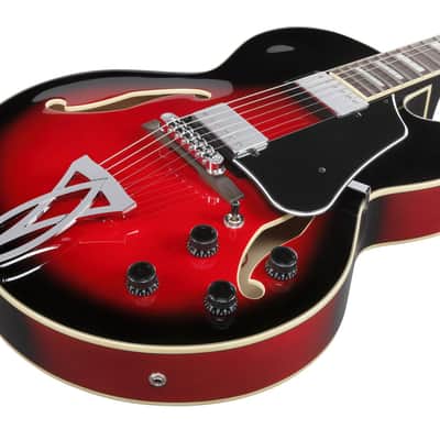 Ibanez AF Artcore 6 String Electric Guitar - Transparent Red Sunburst (AF75TRS) image 6