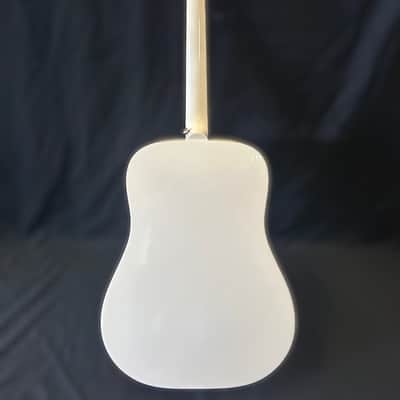 Epiphone LTD ED Dove Pro White Acoustic/Electric Guitar image 17