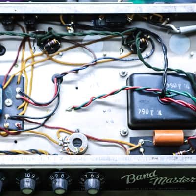 Fender Bandmaster Blonde 1964 Dual Channel Amplifier with 2x12" Cabinet #A-02780 image 12