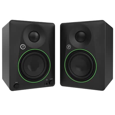 Mackie CR4.5 4.5" Powered Studio Monitor Speakers Pair with Tone Control image 1