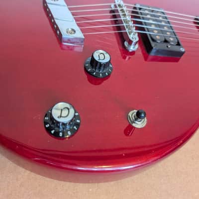 DeArmond M65 Single Cut LP Electric Guitar Red image 6