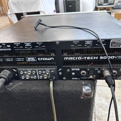 Crown Macro-Tech 5000VZ 2 Channel Power Amplifier BROKEN - PARTS ONLY (#6622) image 6