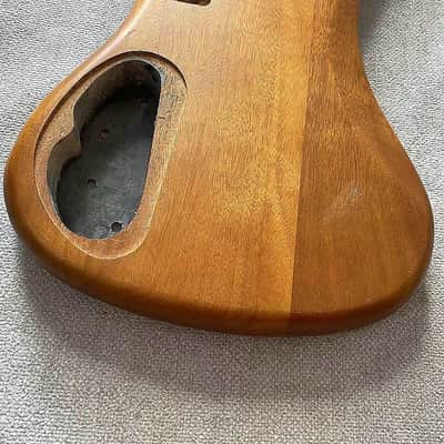 Solid Mahogany Wood 5/6 String Electric Bass Body DIY Project image 7