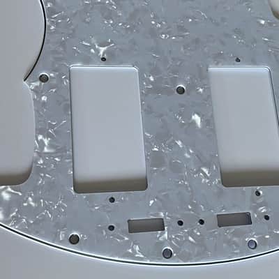 Custom 4 Ply White Pearl Fits US Mustang With PAF Humbucker Pickup Guitar Pickguard Scratch Plate image 2
