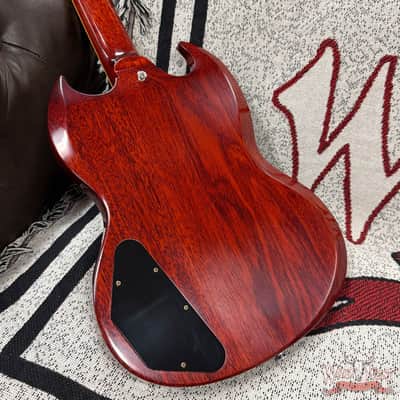 Gibson Custom Shop 1961 Les Paul SG Standard Reissue Stop Bar VOS Cherry Red 6.55 lbs image 10