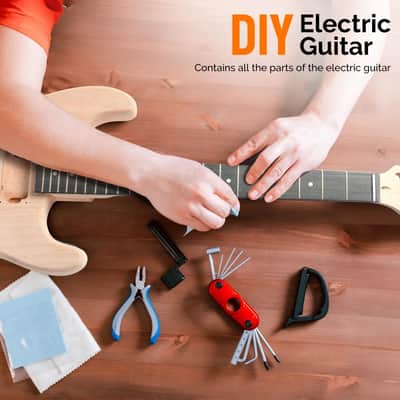 Glarry DIY GST HH Pickup Electric Guitar Kit image 2