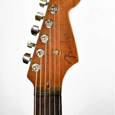 Fender American Acoustasonic Jazzmaster Bourbon Burst Acoustic Electric Guitar w/ Gig Bag image 9