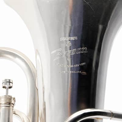 Besson Imperial Professional Euphonium in Silver Plate SN 453646 image 2