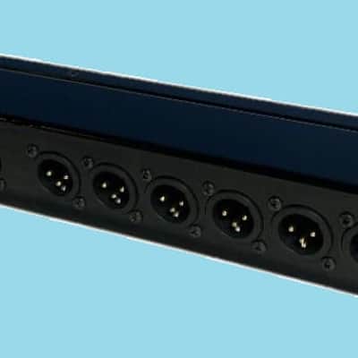 Mamba 12 in x 4 out XLR Combo (XLR/TRS/TS) to XLR Male 1RU XLR Patch Bay image 4