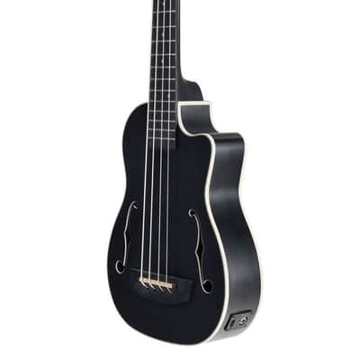 Kala U-Bass Journeyman Mahogany - Black - With Case image 2