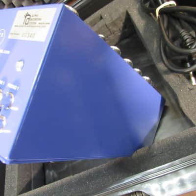 Alpha Recording Systems ARS Model 9000 Rotary Tabletop DJ Mixer Limited Blue With Case image 6