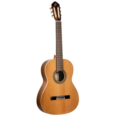 Ortega R20GWN Traditional Series Solid Cedar Top Mahogany Neck Nylon 6-String Classical Acoustic Guitar w/Gig Bag image 2