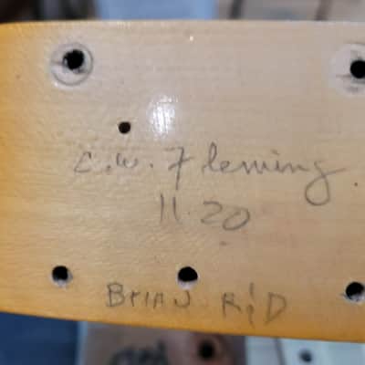 Fender Research and Development one off red cedar 60s vintage stratocaster chris fleming sonic blue image 4