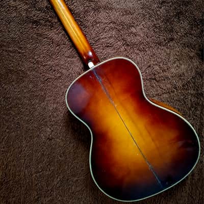 Extremely Rare Vintage 1950s Herrnsdorf Markneukirchen Jazz Guitar Made In Germany image 5