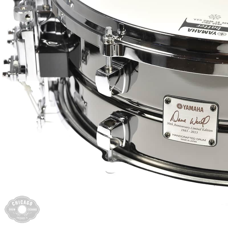 Yamaha 5.5x14 Black Nickel Over Brass Signature Dave Weckl | Reverb