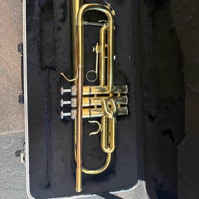Palatino brand Trumpet with case and  mouthpiece image 1