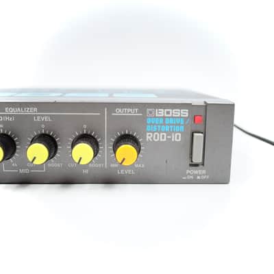 Boss ROD-10 Overdrive / Distortion With Power Supply Made in Japan Micro Rack Series Guitar Effect Processor image 3
