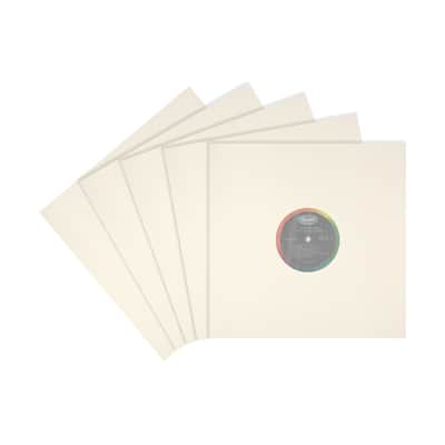 (25) 12" Ivory Paper Plastic Record Heavyweight Polylined Inner Sleeves 12IAIV image 10