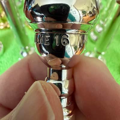 Schilke Trumpet Mouthpiece size 16 1990's - Silver plated image 1