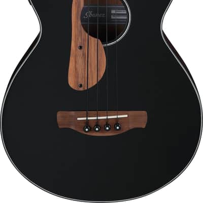 IBANEZ AEGB24E-BKH Elektro-Akustik-Bass 4-String black high gloss image 2