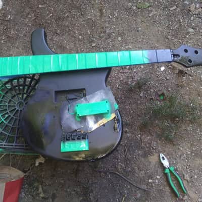 Hand-made Type O Negative/Peter Steele tribute "Steele Bass" image 3