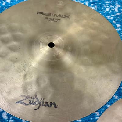 1998 12” Zildjian REMIX HIHATS 679g 820g image 6