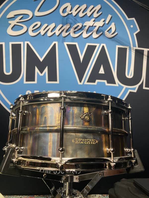 Joyful Noise - 6.5x14" TKO Brass Reserve Snare Drum with Case 2024. MINT! image 1