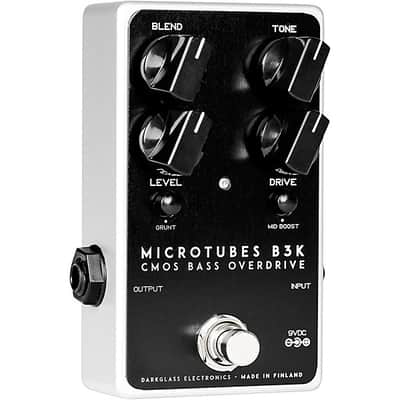 Darkglass Electronics Microtubes B3K V2 Bass Overdrive Effects Pedal - Black & White image 2