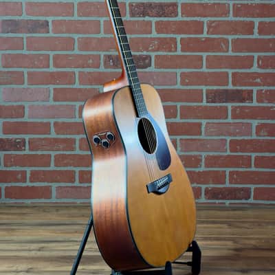 Yamaha FGX2 Red Label Dreadnought Acoustic-electric Guitar - Natural Matte image 9